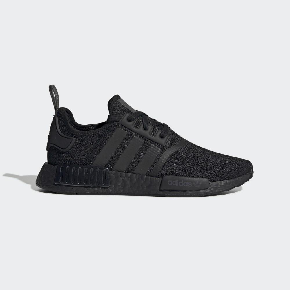Originals Adidas NMD_R1 Barbati Romania - Negrii/Albi EG8144